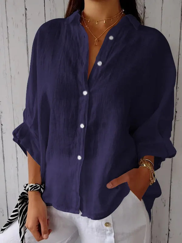 Jennifer | Elegant Plus Size Long Sleeve Blouse