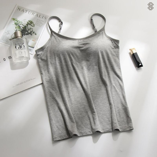 Juliane | Comfortable Built In Bra Tank Top