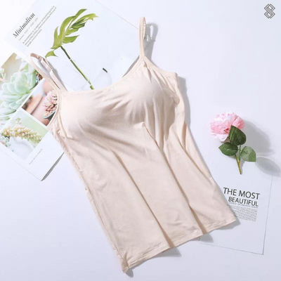 Juliane | Comfortable Built In Bra Tank Top