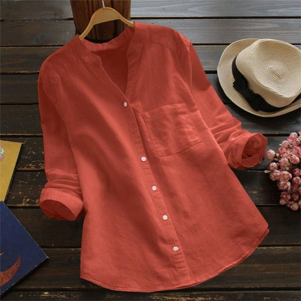 Christina | Casual Comfort Cotton Blend Shirt