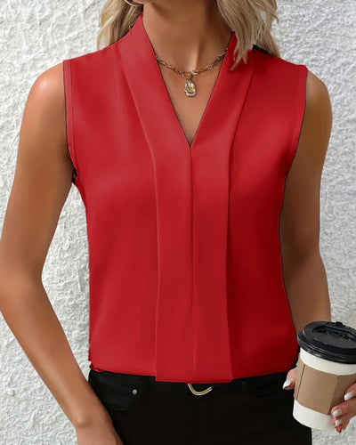 Nicole | Casual Loose Fit V Neck Top