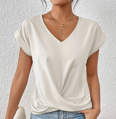 Melanie | Elegant and Comfortable V Neck Top