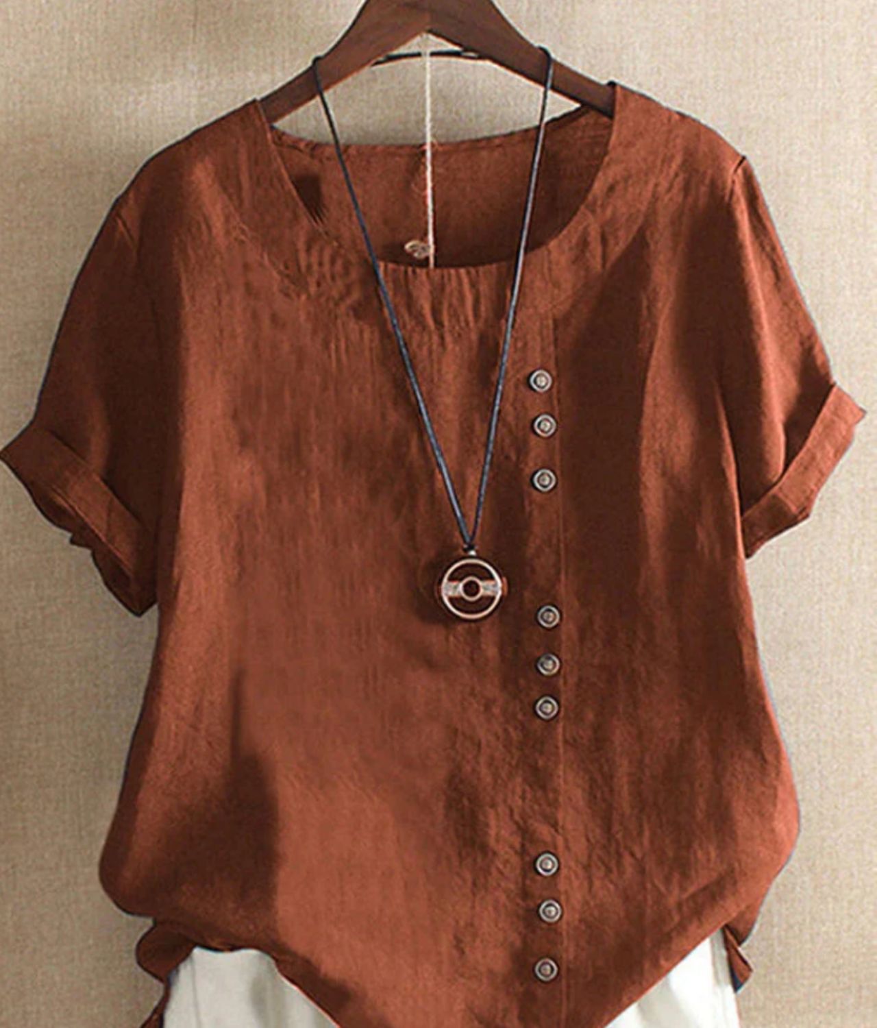 Sophia | Comfortable Linen Summer Top