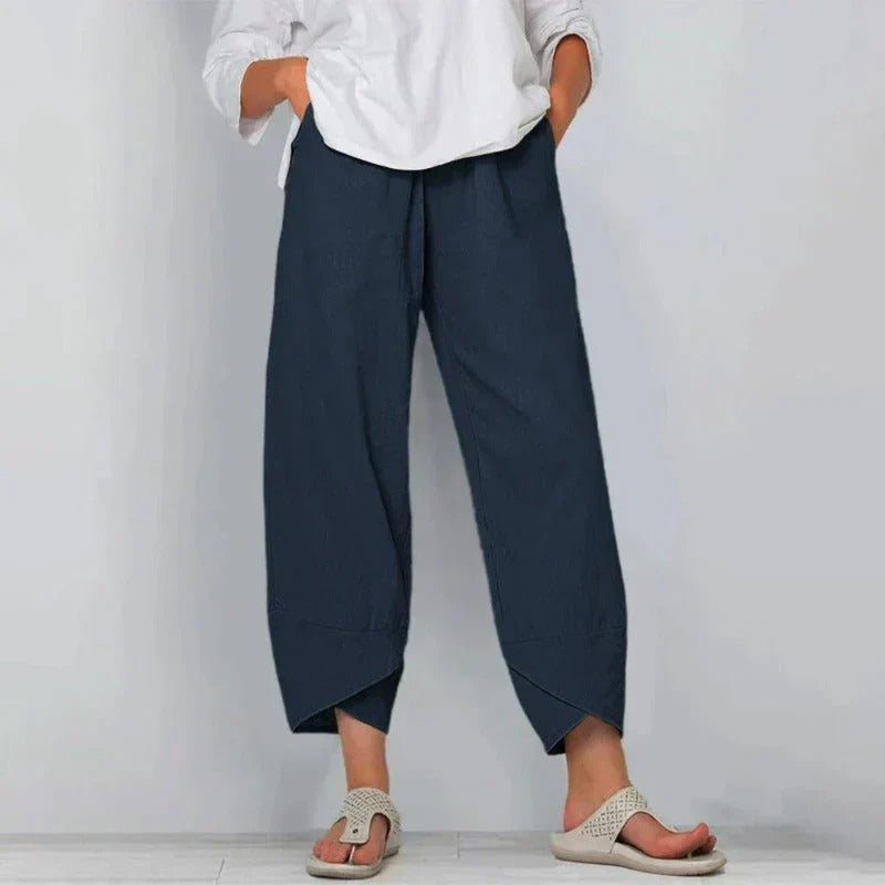 Lydia | Casual Cotton Trousers