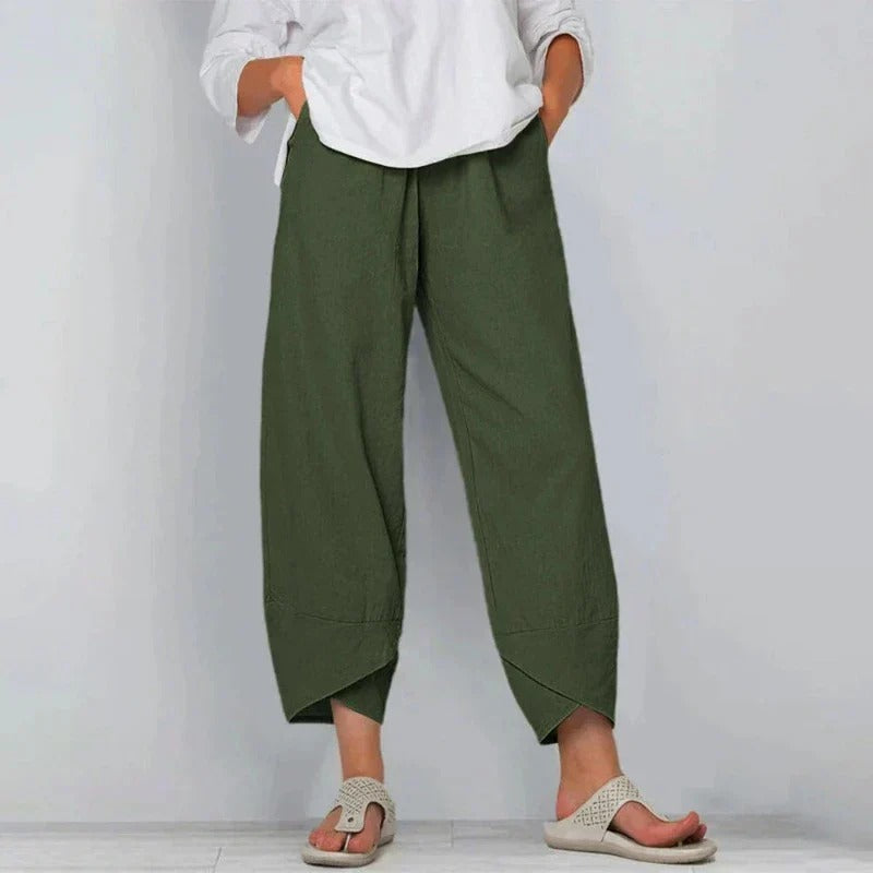 Lydia | Casual Cotton Trousers