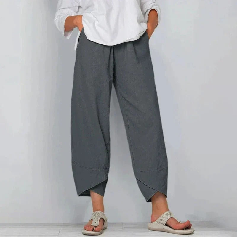 Lydia | Casual Cotton Trousers