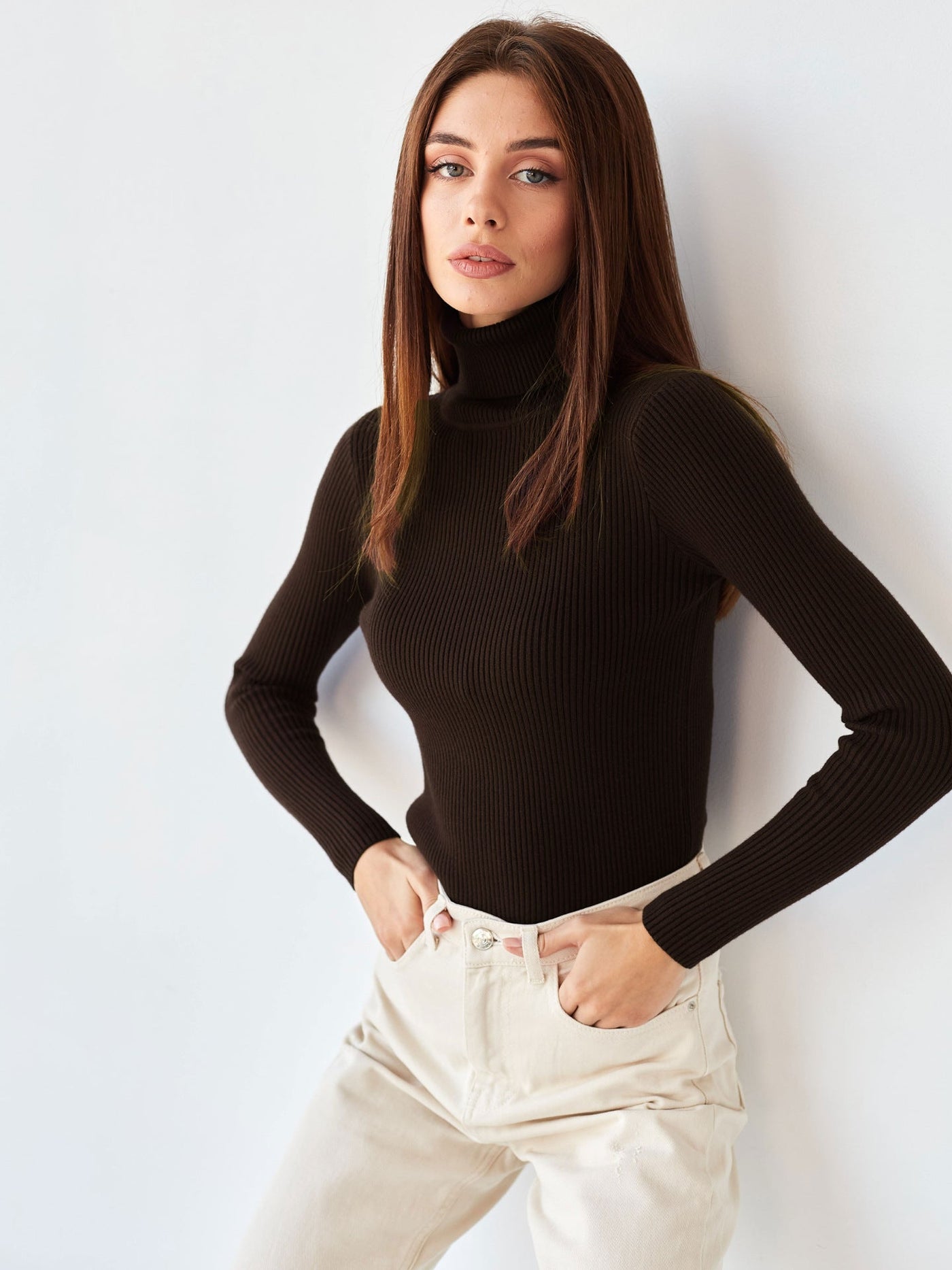 Jessika | Classic cotton turtleneck sweater