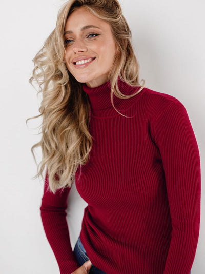 Jessika | Classic cotton turtleneck sweater