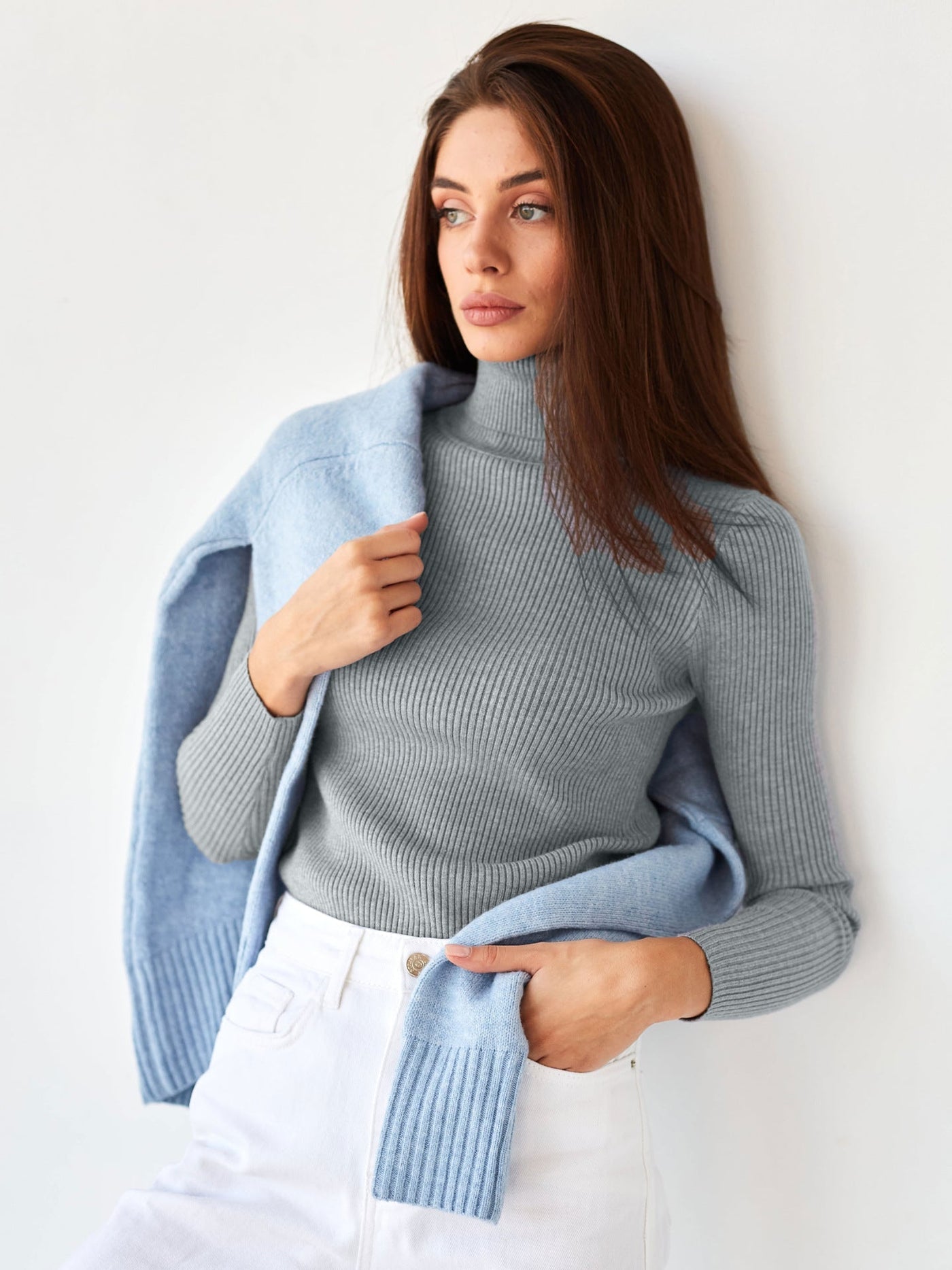 Jessika | Classic cotton turtleneck sweater
