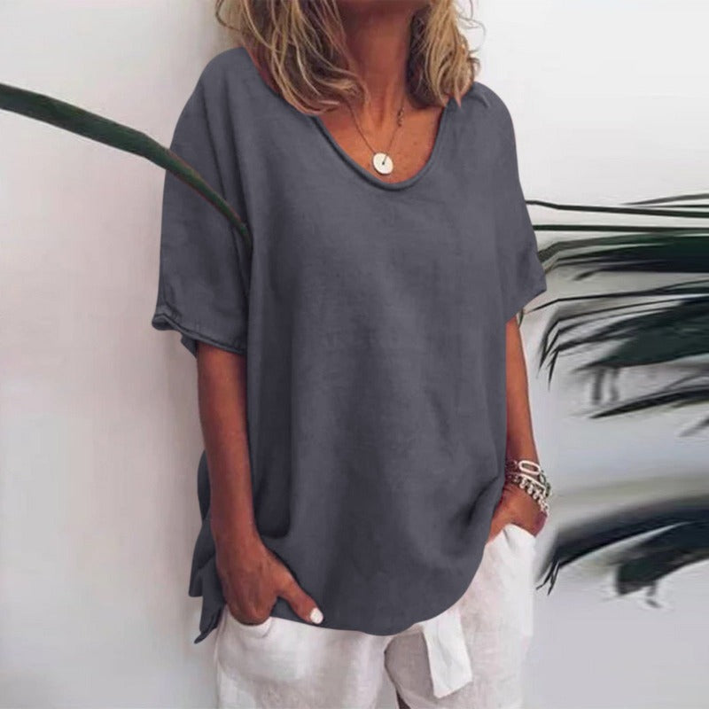 Johanna | Elegant round neck shirt