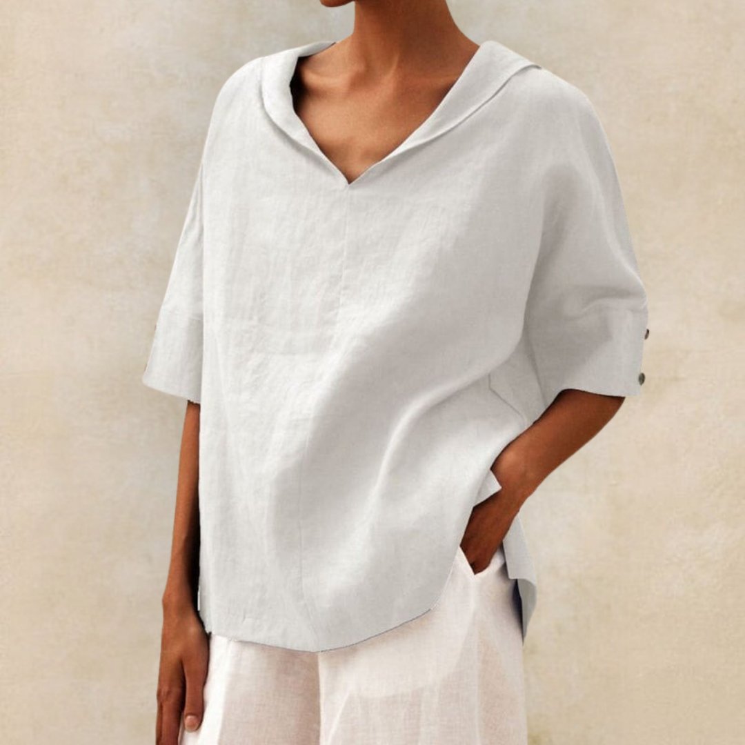 Julia | Linen Summer Breathable Shirt