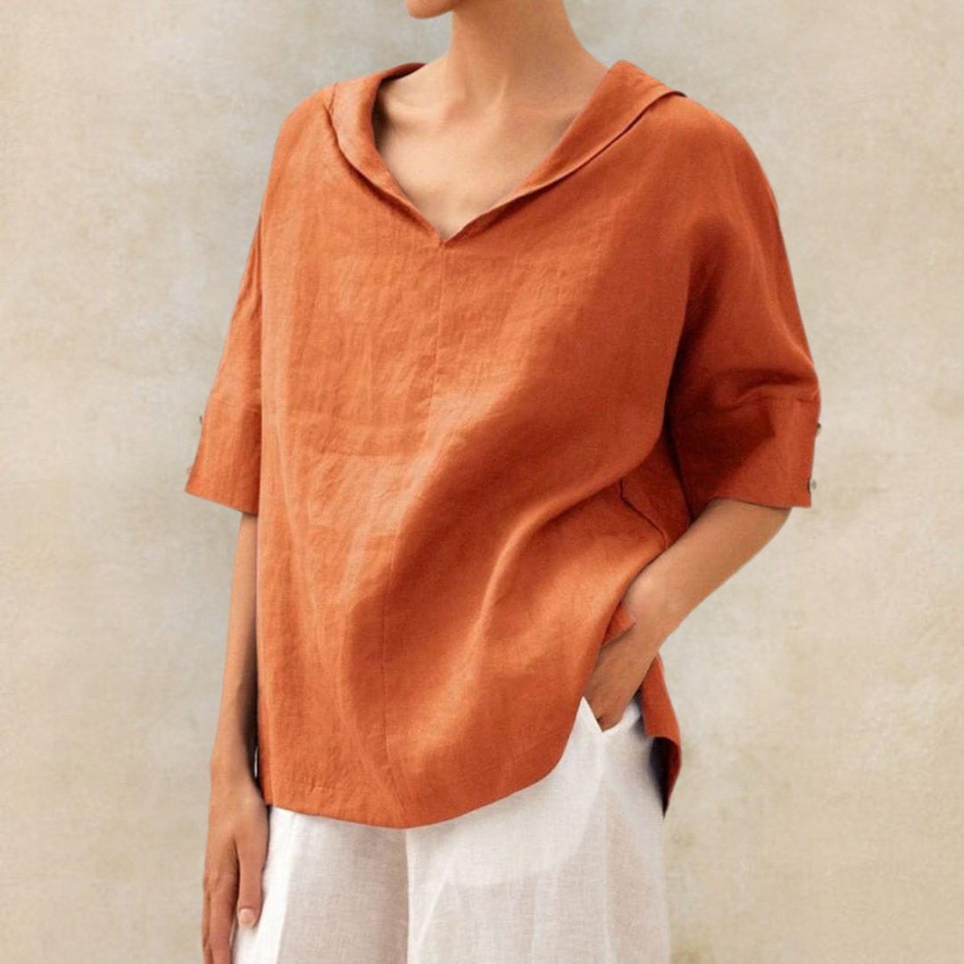 Julia | Linen Summer Breathable Shirt