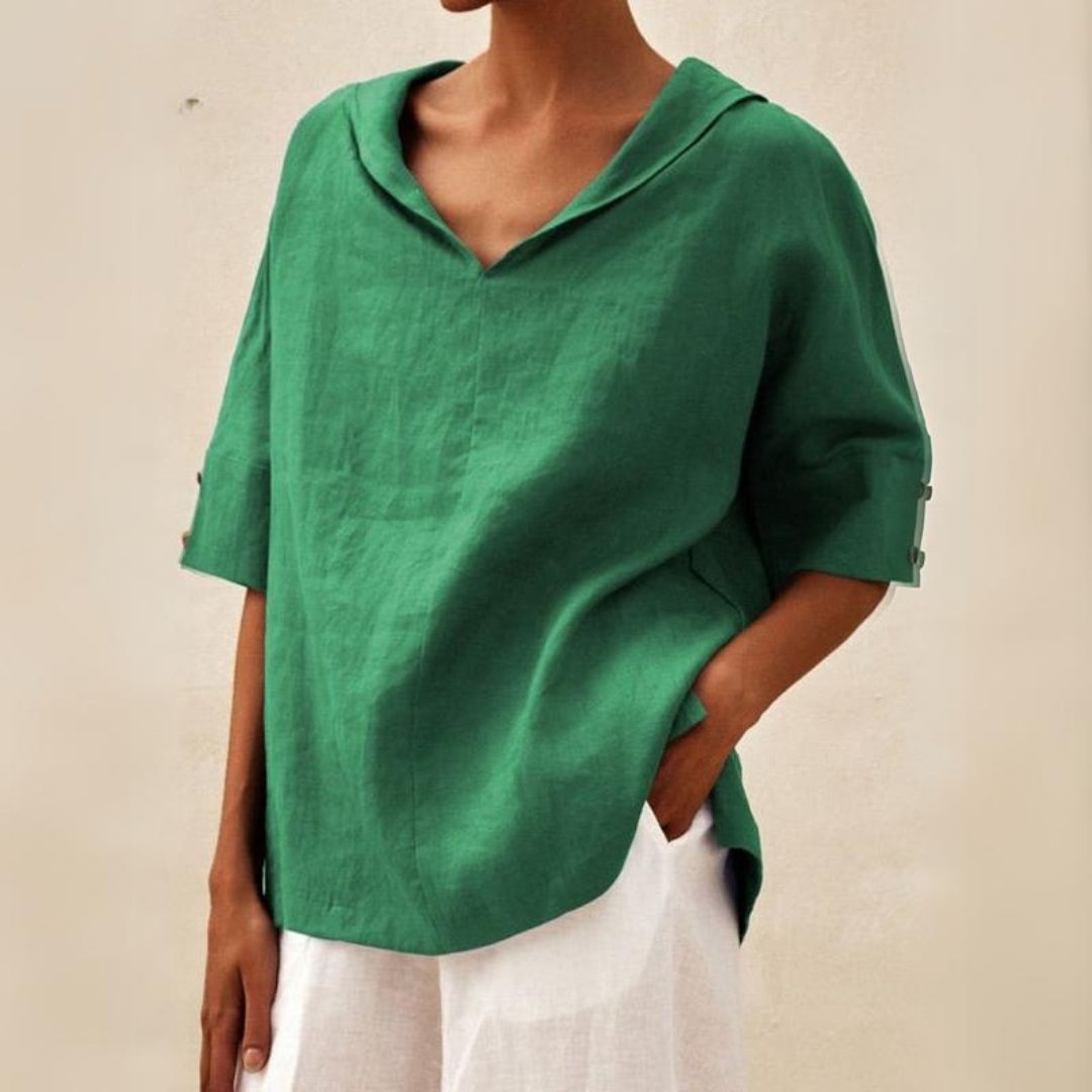 Julia | Linen Summer Breathable Shirt