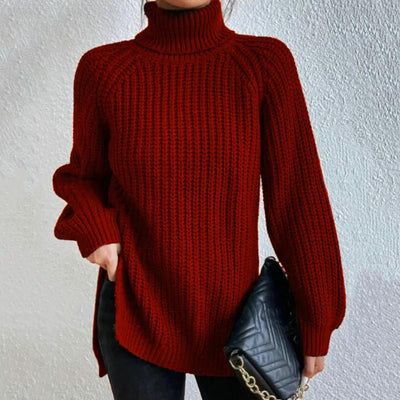 Julia | Modern cotton turtleneck sweater