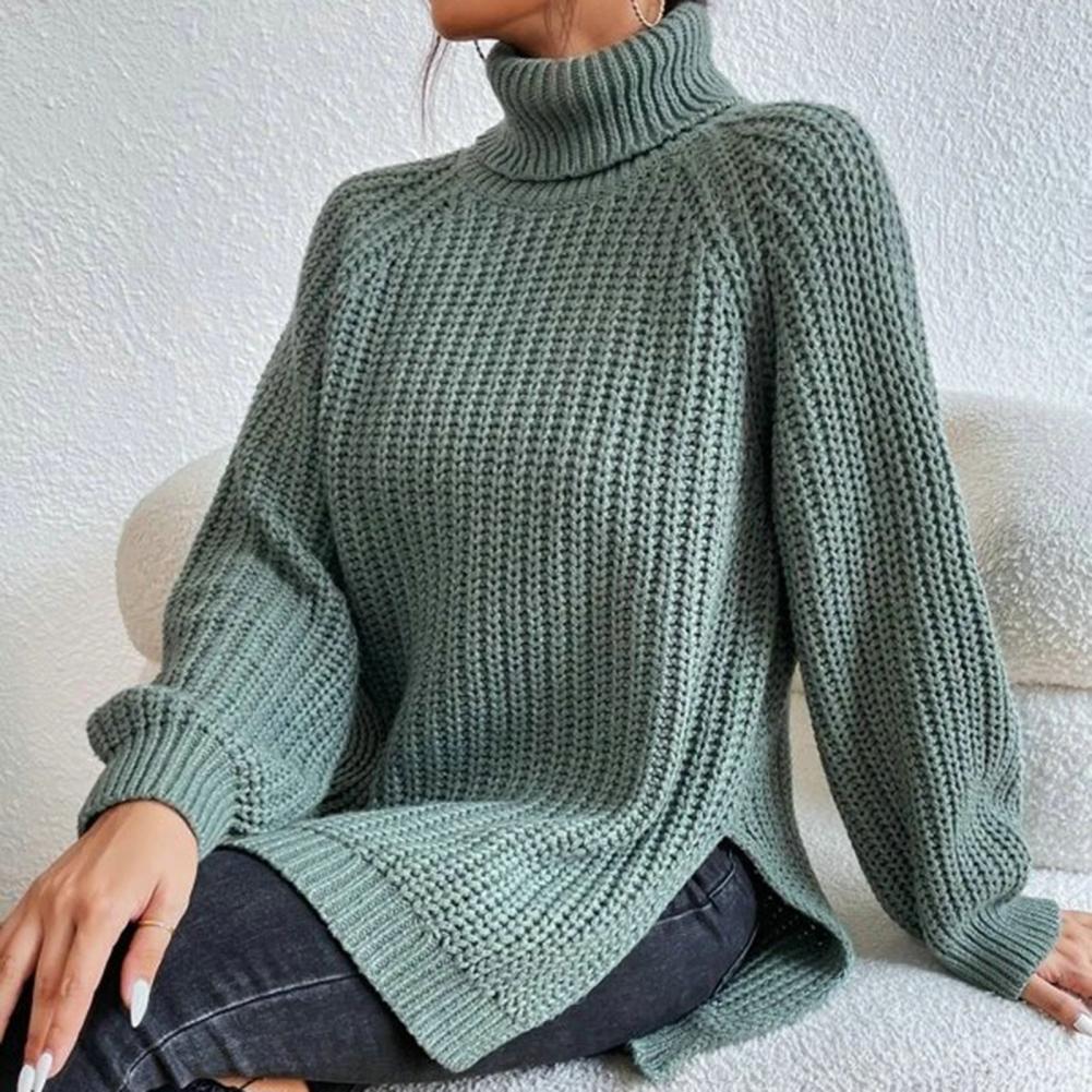 Julia | Modern cotton turtleneck sweater