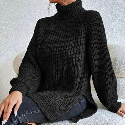 Julia | Modern cotton turtleneck sweater