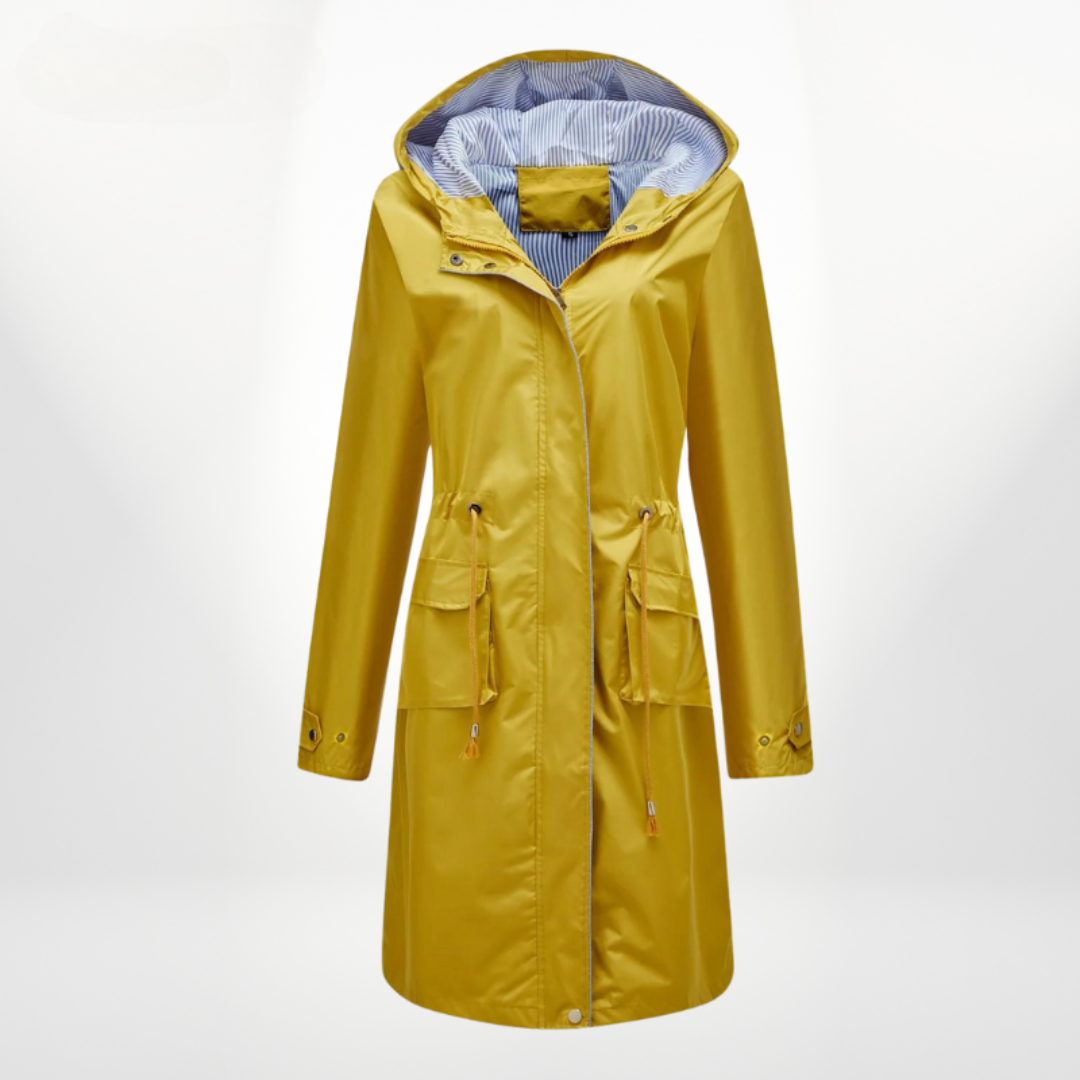 Julia | Waterproof hooded trench coat