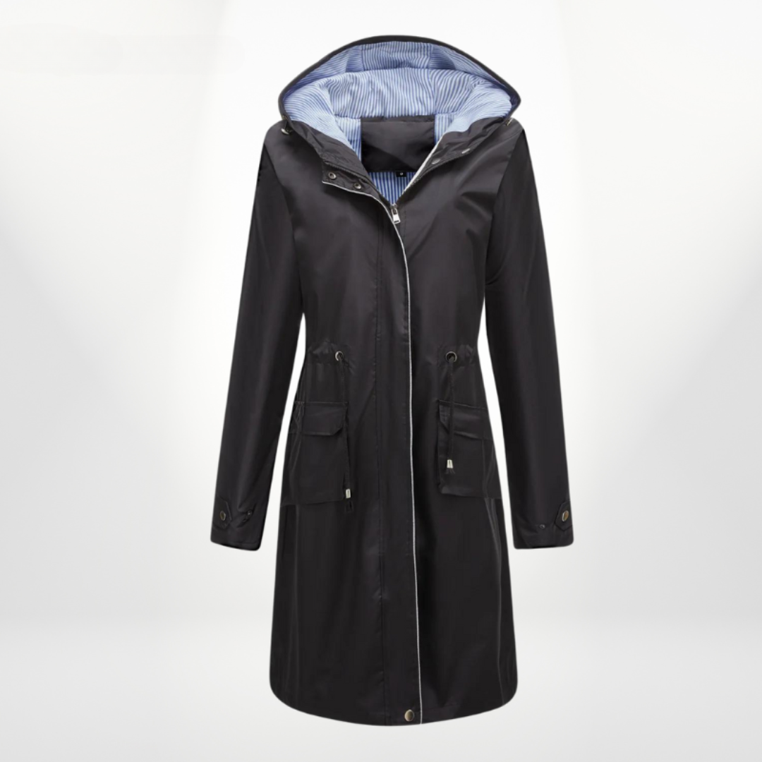 Julia | Waterproof hooded trench coat