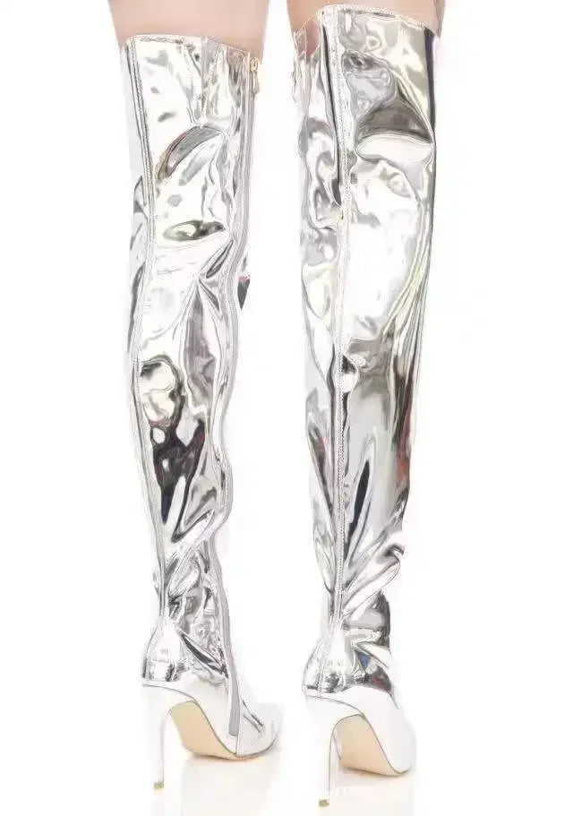 Karin | Stylish over the knee boots with zipper