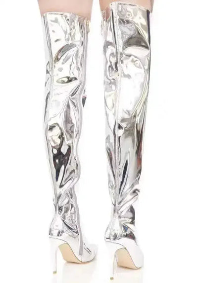 Karin | Stylish over the knee boots with zipper