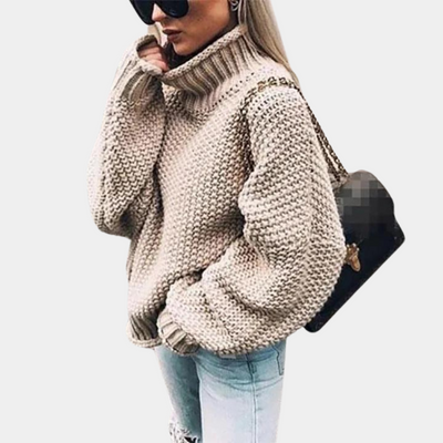 Karin | Warm knitted turtleneck sweater
