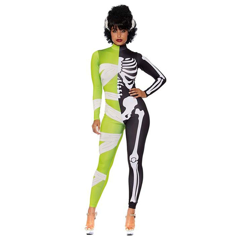 Katrin | Halloween Half Mummie Skeleton Costume