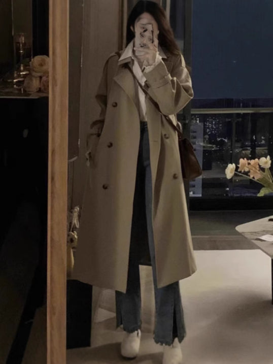 Kerstin | Waterproof trench coat with lapel collar