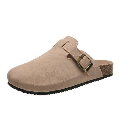 Asher | Flat Clogs with Belt