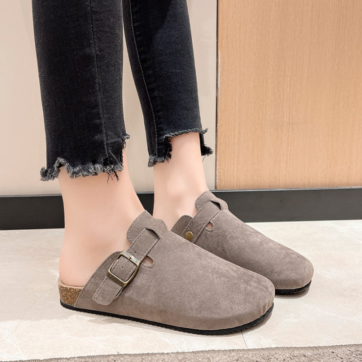 Asher | Flat Clogs with Belt