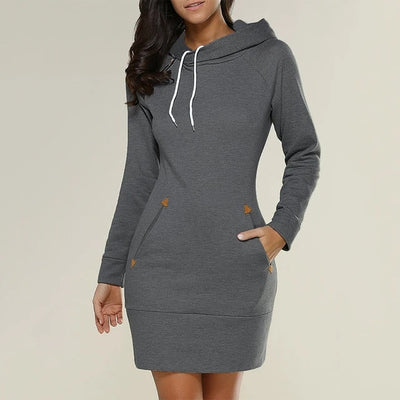 Bella | Sweater dress with hood