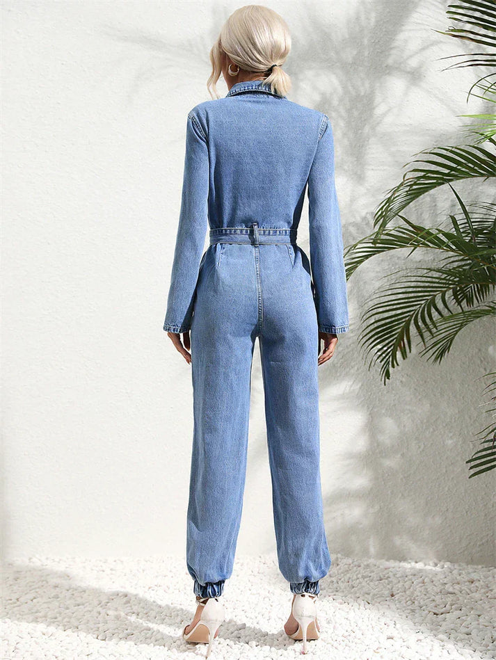 Lena | Casual denim jumpsuit