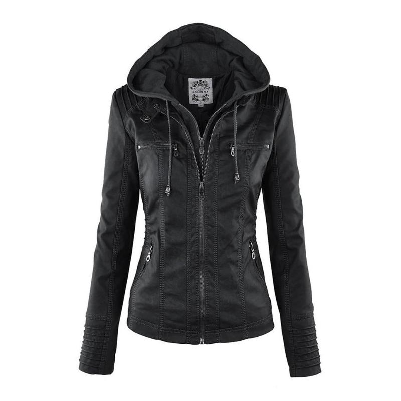 Lena | Modern jacket with hood and zipper