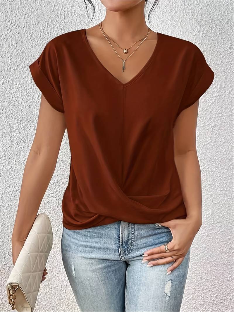 Lia | Comfortable casual short sleeve Top