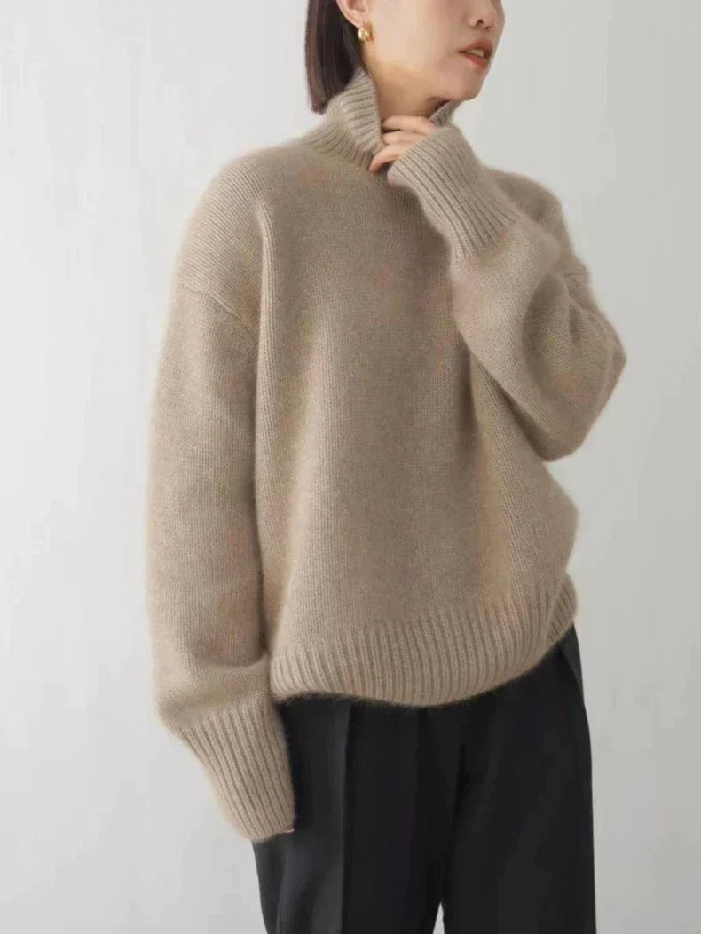 Stephanie | Cashmere Turtleneck Sweater