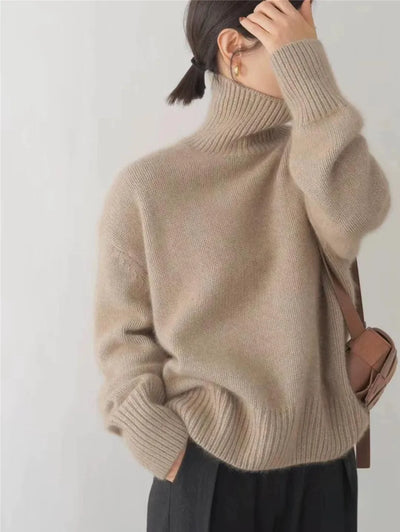 Stephanie | Cashmere Turtleneck Sweater