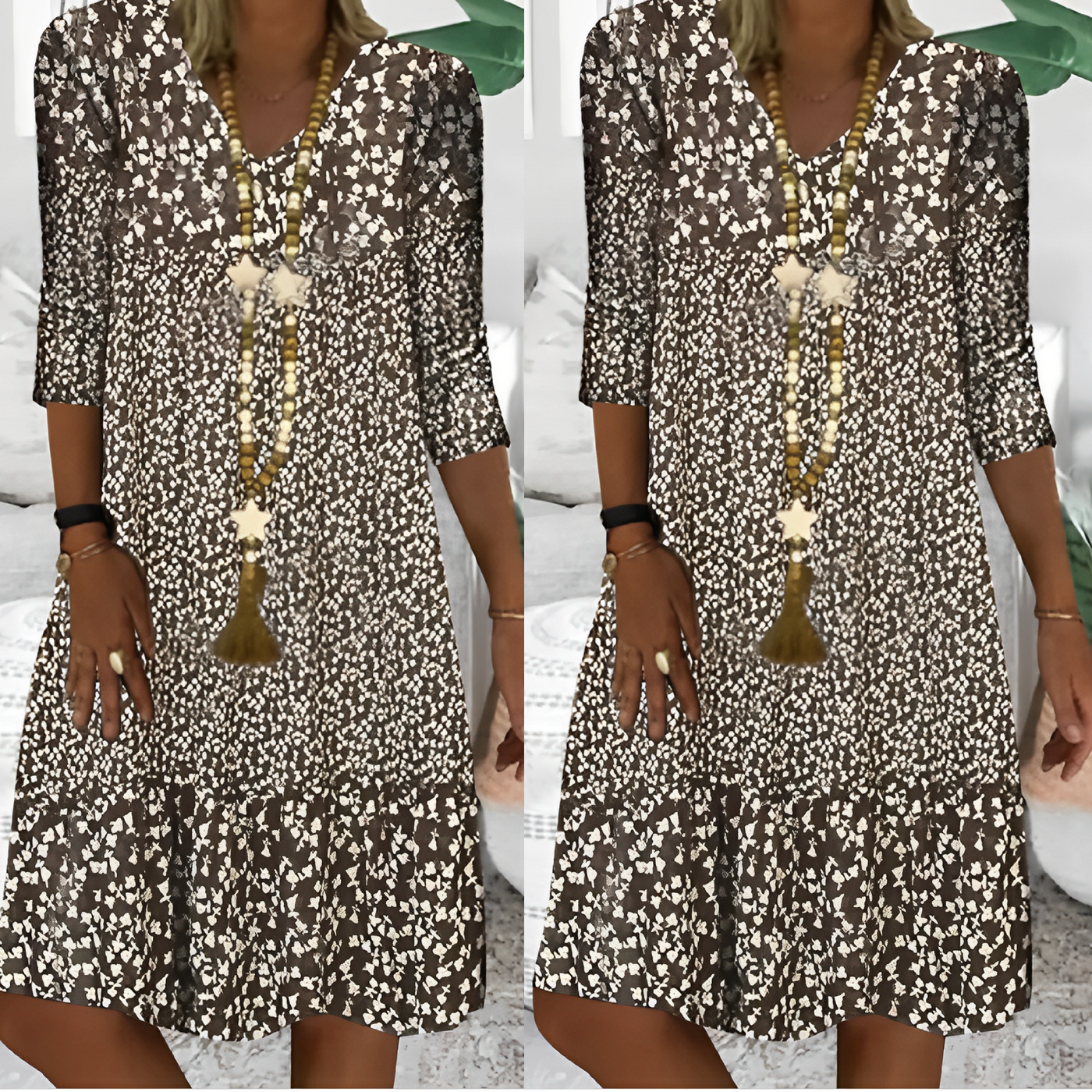 Lisa | Romantic prairie mini dress