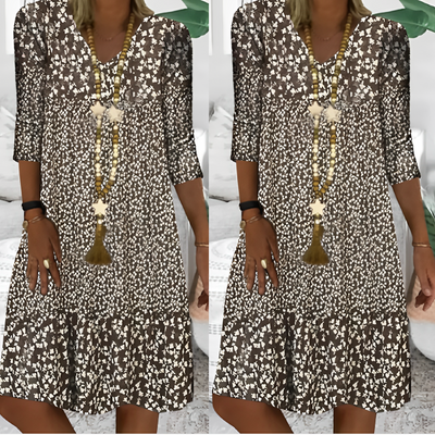 Lisa | Romantic prairie mini dress