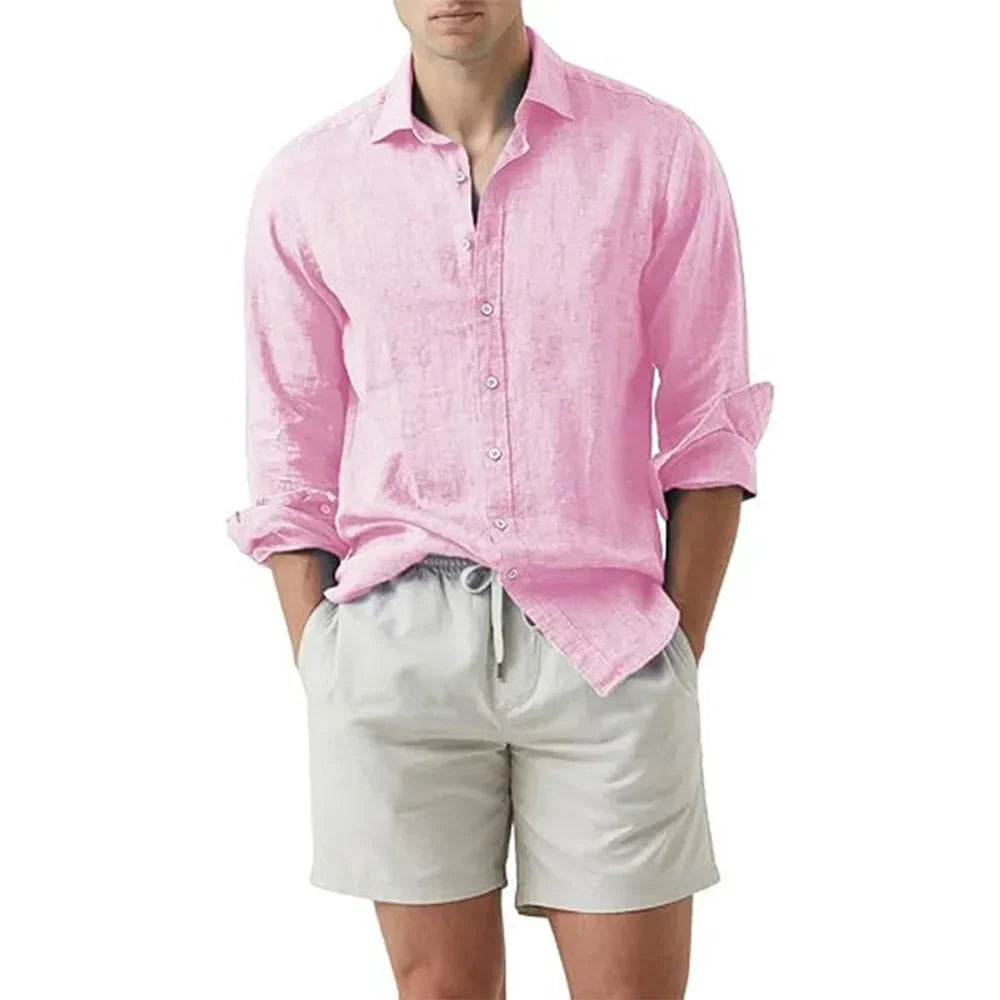 Luke | Relaxed Fit Natural Fiber Shirt