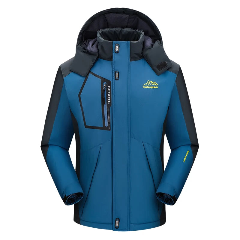 Maik | Water repellent and warm perfect ski jacket with hood