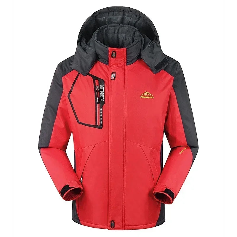 Maik | Water repellent and warm perfect ski jacket with hood