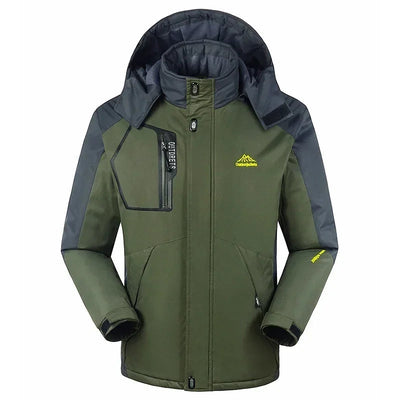 Maik | Water repellent and warm perfect ski jacket with hood