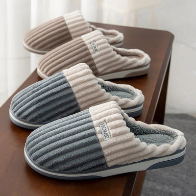 Marcel | Cozy striped slippers
