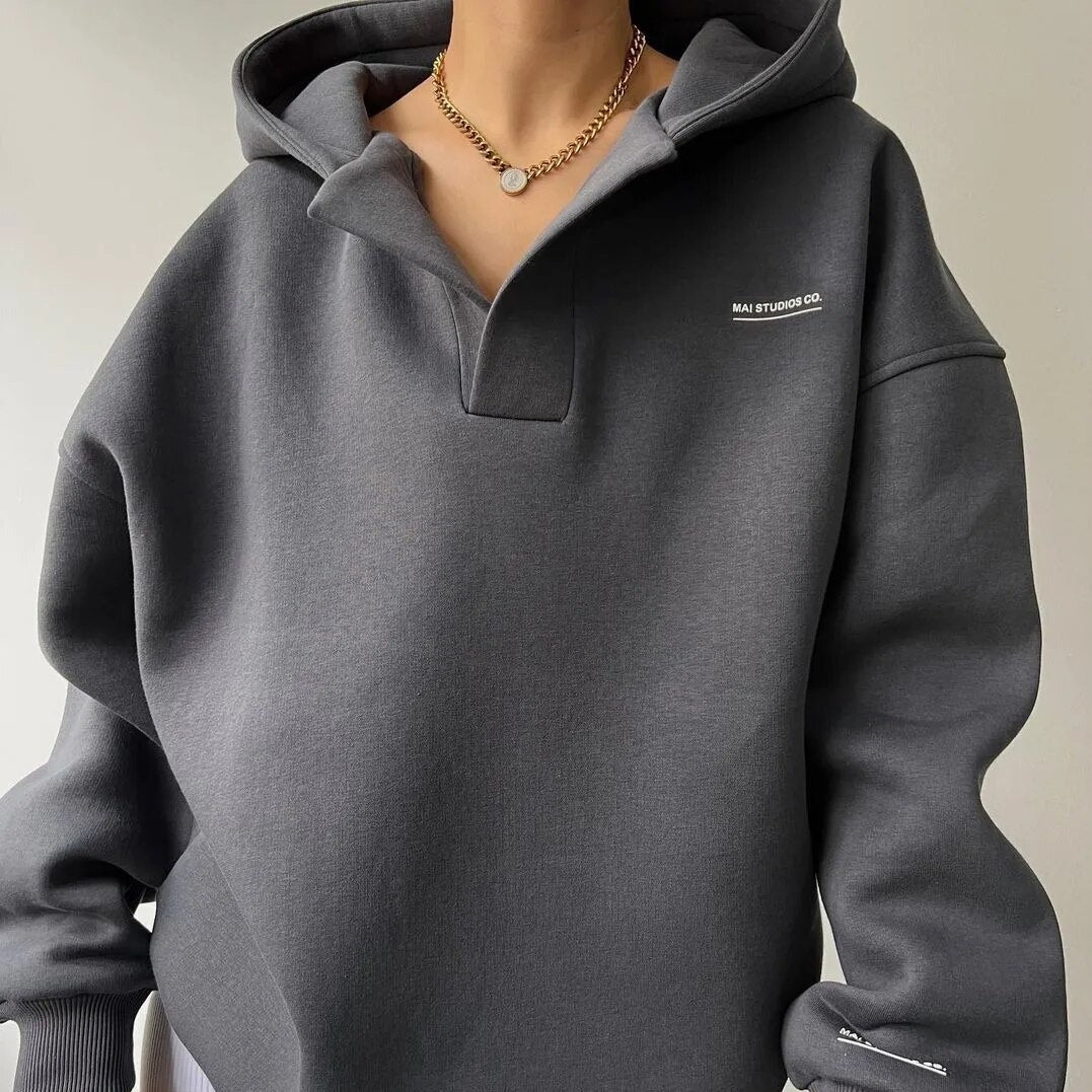 Maria | Oversized cotton hoodie
