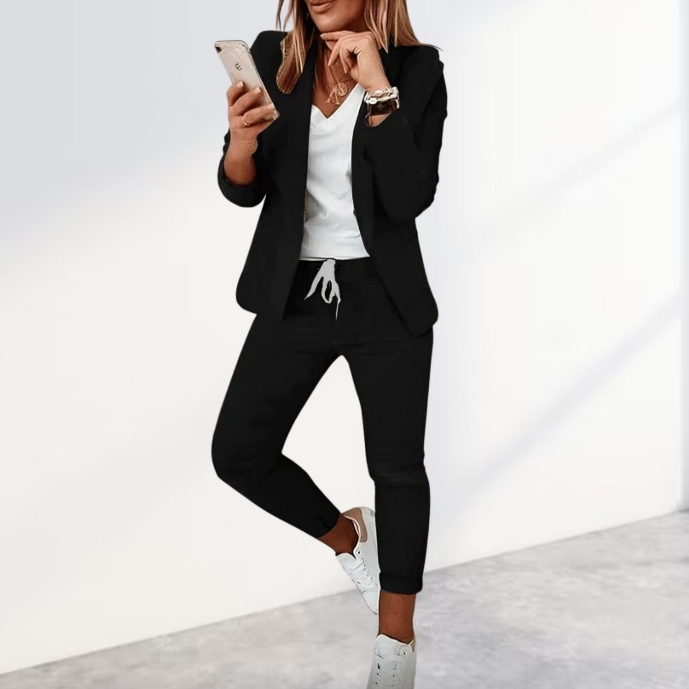 Marie | Elegant suit jacket and trousers set