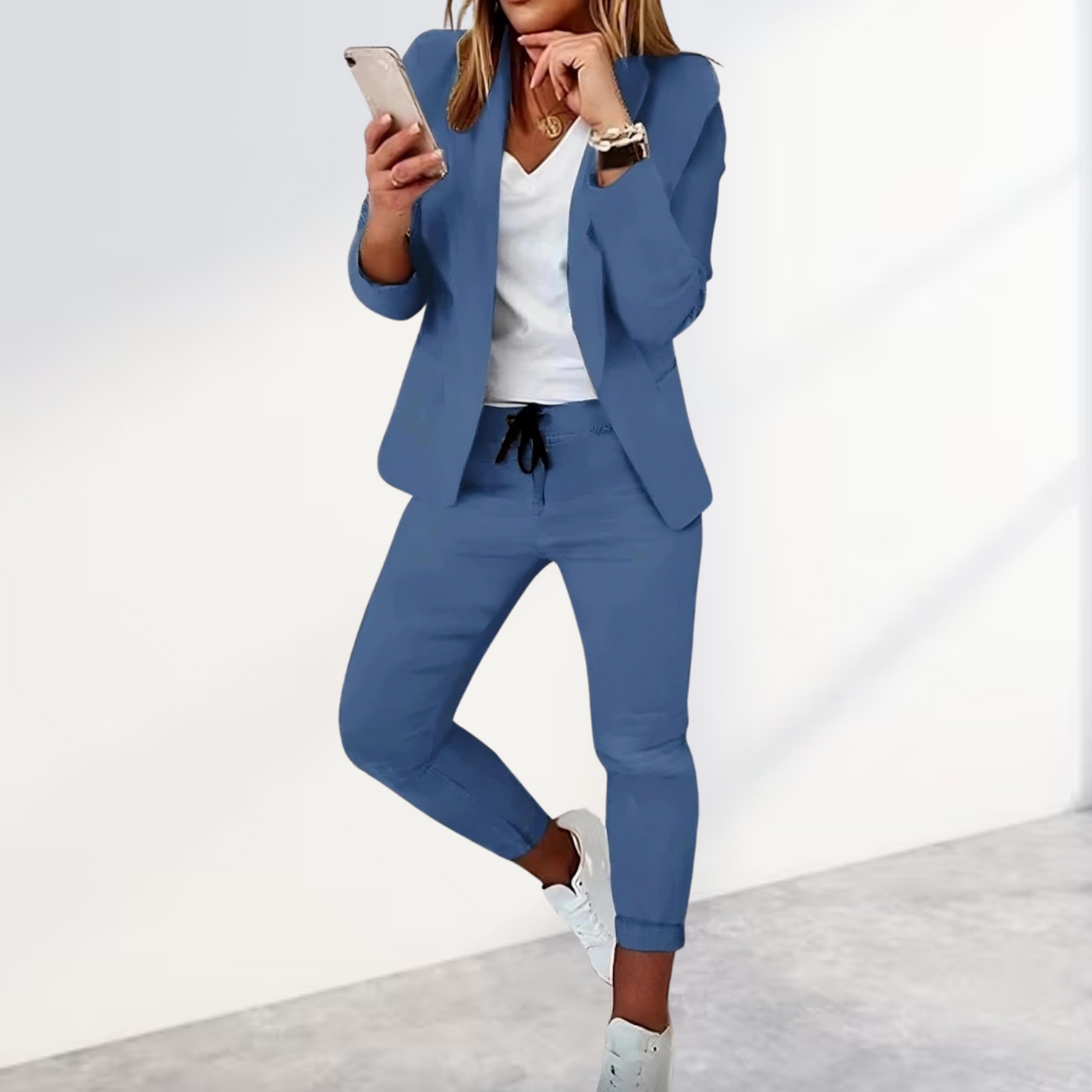 Marie | Elegant suit jacket and trousers set