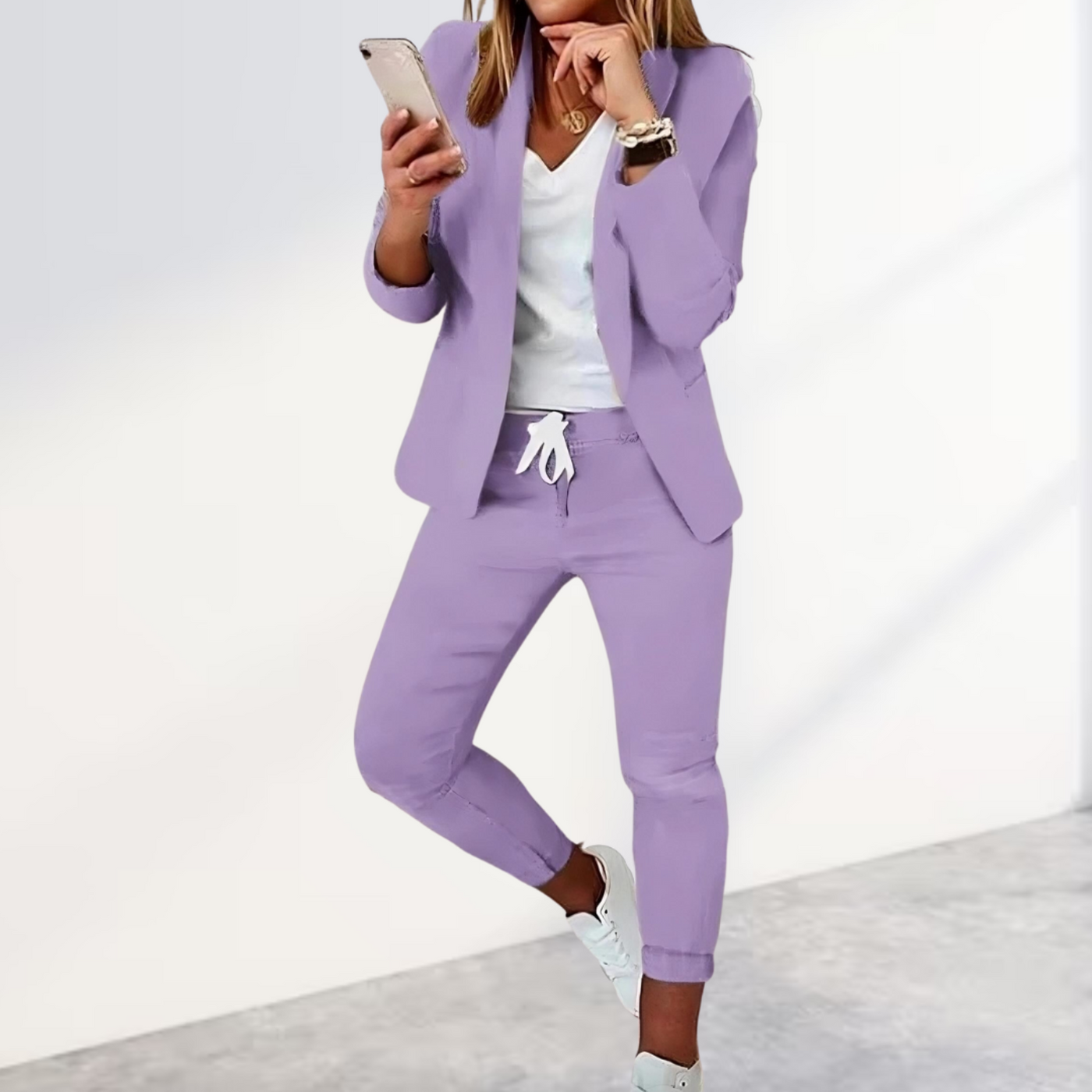 Marie | Elegant suit jacket and trousers set