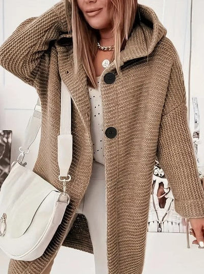 Martina | Comfortable hooded cardigan