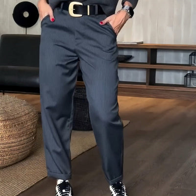 Bianca | Elegant and Comfortable Striped Trousers