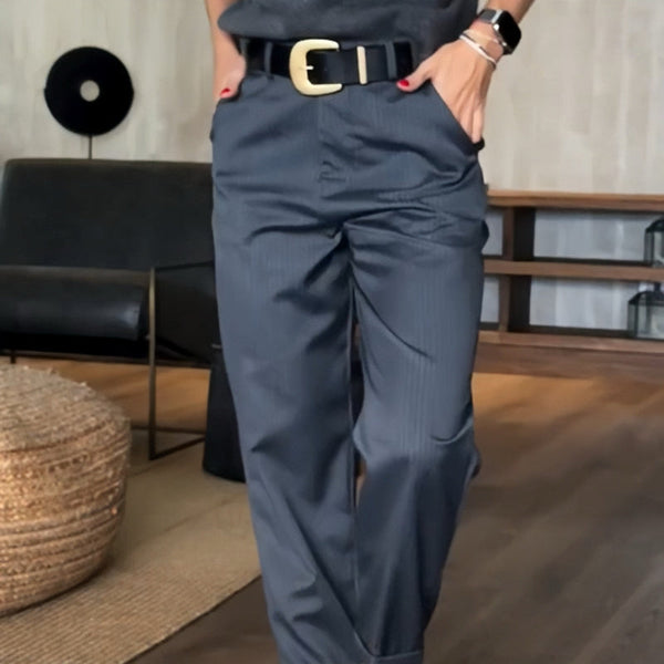 Bianca | Elegant and Comfortable Striped Trousers