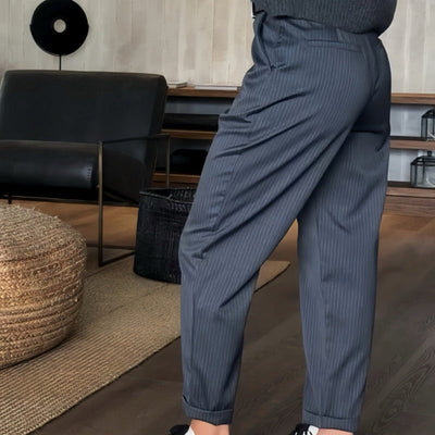 Bianca | Elegant and Comfortable Striped Trousers
